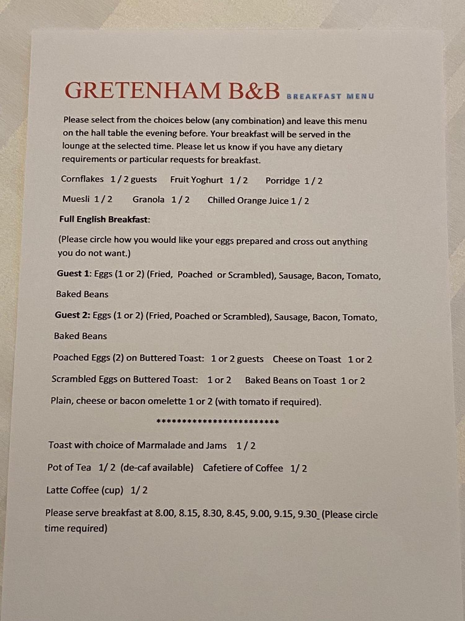 Gretenham B&B Суонидж Экстерьер фото